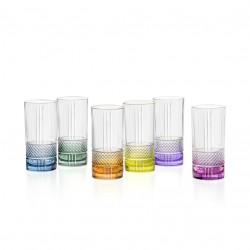 BRILLANTE TUMBLER HB 370ml COLOR RCR CRYSTAL GLASS