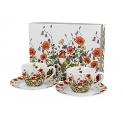 KPL.2 FILIŻANEK ESPRESSO WILD BIRD