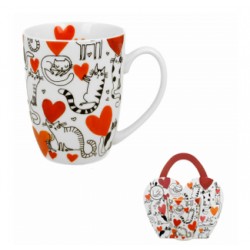 KUBEK 360-380 ML KOCI ŚWIAT SERCA