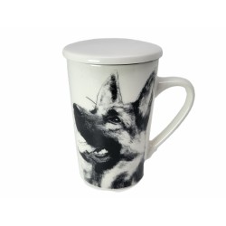 KUBEK ZAPARZACZ PIES WILK
