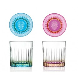 TIMELESS PEDRO&ROSA SZKL. 360 ML KOLOR KPL.6 SZTUK