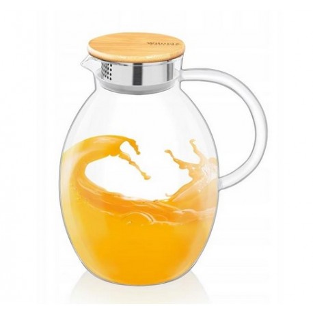 DZBANEK 2400 ML Z BAMBUSOWĄ POKRYWKĄ