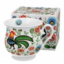 KUBEK 480 ML RETRO KOGUT FOLK