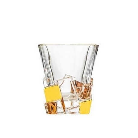 GOLD CRACK GLASS WHISKY 310 ML