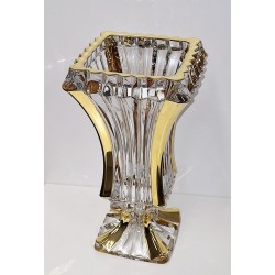 GOLD PRAGUE VASE 300 MM