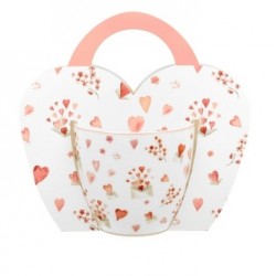 KUBEK 460 ML W KOSZYKU WALENTYNKA