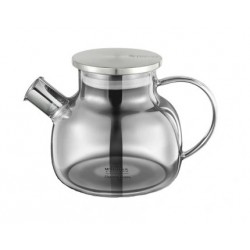 WILMAX DZBANEK 950 ML Z METALOWĄ POKRYWKĄ DYMIONY NA SZARO