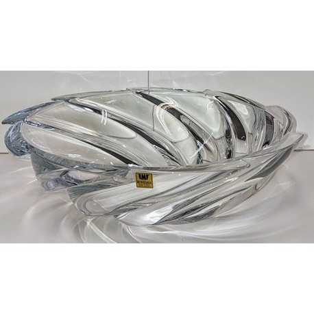 PHOENIX SALATERA 330 MM SZEROKA BOHEMIA KRYSZTAŁ SZKŁO