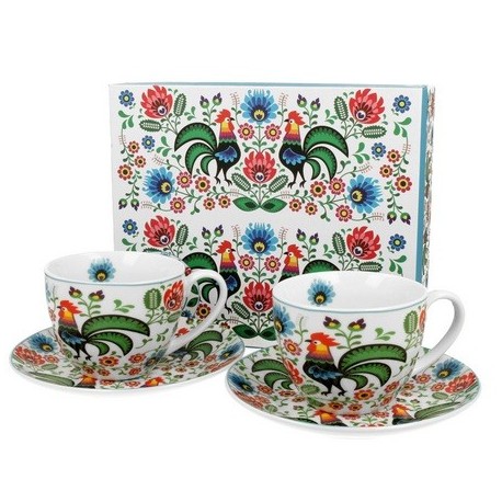 KPL.2 FILIŻANEK 280 ML KOGUT FOLK