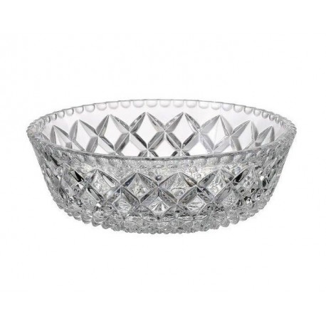 DIAMOND CLASSIC MISA 116 mm BOHEMIA SZKŁO KRYSZTAŁ DEKOROWANA CIĘTA OPAKOWANIE POJEDYŃCZE