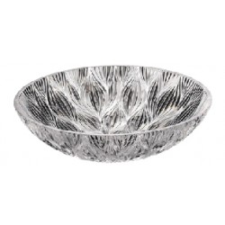 ONION SALATERA 25,5 CMl BOHEMIA SZKLO KRYSZTAŁ DEKOROWANE HORECA