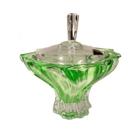 PLANTICA BOMBONIERA 150 GREEN DEKORACYJNA BOHEMIA CZESKA