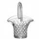 DIAMOND CLASSIC KOSZYK 230 mm BOHEMIA SZKŁO KRYSZTAŁ DEKOROWANA CIĘTA