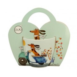 KUBEK 460 ML PIES NA SKUTERZE