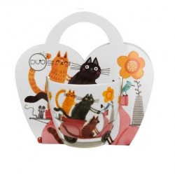 KUBEK 460 ML KOTY NA SKUTERZE