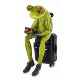 A FROG ON A CHAIR
