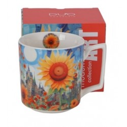 KUBEK 400-450 MODERN SUNFLOWER PORCELANA