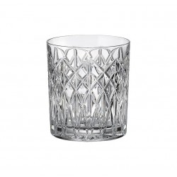 LENAS SZKLANKA 300 ML BOHEMIA SZKLO KRYSZTAŁ DEKOROWANE IDEALNE DLA DOMU I RESTAURACJI HORECA