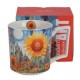 KUBEK 750 ML MODERN SUNFLOWER PORCELANA