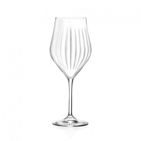 TIMELESS KIELISZEK 550ml DO WINA RCR SZKŁO KRYSZTAŁ T55 CIĘTY DOKOROWANY