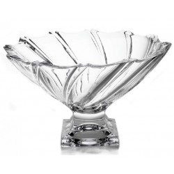 PONTI MISA 310MM NA STOPIE BOHEMIA SZKŁO KRYSZTAŁOWE DEKOROWANA W KSZTAŁCIE TWIST.