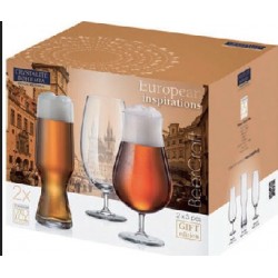 KPL DO PIWA BEER 3X2 SZT. SZKŁO BOHEMIA DLA KONESERA