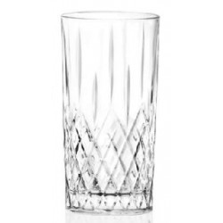 LONDON SZKLANKA 380 ml WYSOKA RCR CRYSTALLERIA ITALIANA SZKŁO KRYSZTAŁ WŁOSKI W ANGIELSKIM STYLU.