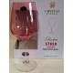 STRIX COLOR KIELISZEK 580 ML CZERWONA CZASZA OMPLET 4 SZT.SZKŁO KRYSZTAŁOWE BOHEMIA