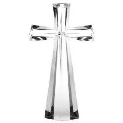 KRZYŻ 280 mm BOHEMIA SZKŁO KRYSZTAŁ.DEWOCJONALIA. WSPÓŁCZESNY