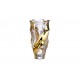 FLAMENCO VASE 300mm GOLD BELT