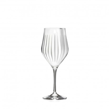 TIMELESS KIELISZEK 450ml DO WINA RCR SZKŁO KRYSZTAŁ T23 CIĘTY DOKOROWANY