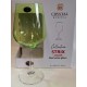 STRIX COLOR KIELISZEK 580 ML ZIELONA CZARKA KOMPLET 4 SZT.SZKŁO KRYSZTAŁOWE BOHEMIA