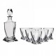 QUADRO WHISKY SET 1+6 BOHEMIA KRYSZTAŁ