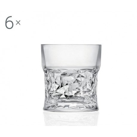 FUNKY SZKLANKA WHISKY 320 ML KPL 6 SZTUK